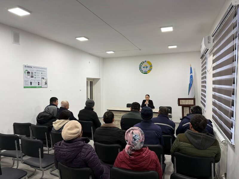 ЖИНОЯТЧИЛИК СОНИ ОШГАН ОВУЛЛАР ФАОЛЛАРИ БИЛАН УЧРАШУВ ЎТКАЗИЛДИ