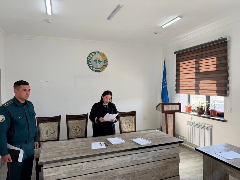 Tomdi tumanida sayyor sud va huquqiy targ‘ibot tadbiri bo‘lib o‘tdi