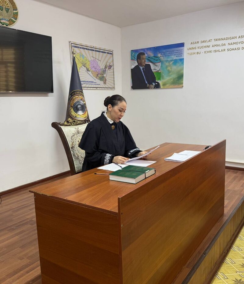 Жиноят ишлари бўйича Томди туман суди томонидан ўтказилган сайёр суд мажлиси тафсилотлари